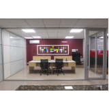 divisória de ambiente para escritório com vidro Alto da Boa Vista