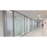 divisórias de vidro para escritórios valor Parque do Carmo