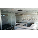 empresa de divisória de ambiente para escritório com vidro preço Vila Nivi